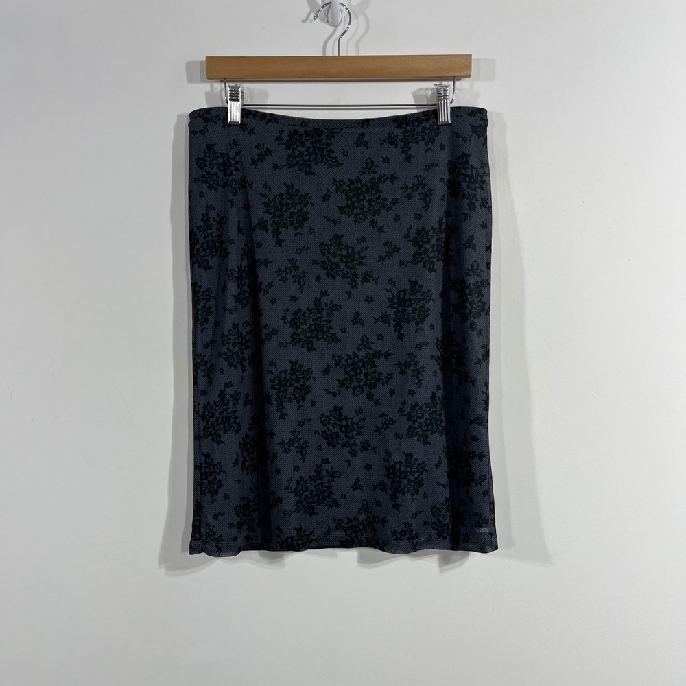 Express VTG 90s Fairy Grunge Witchy Floral Mesh Midi Skirt Y2K Medium Whimsigoth